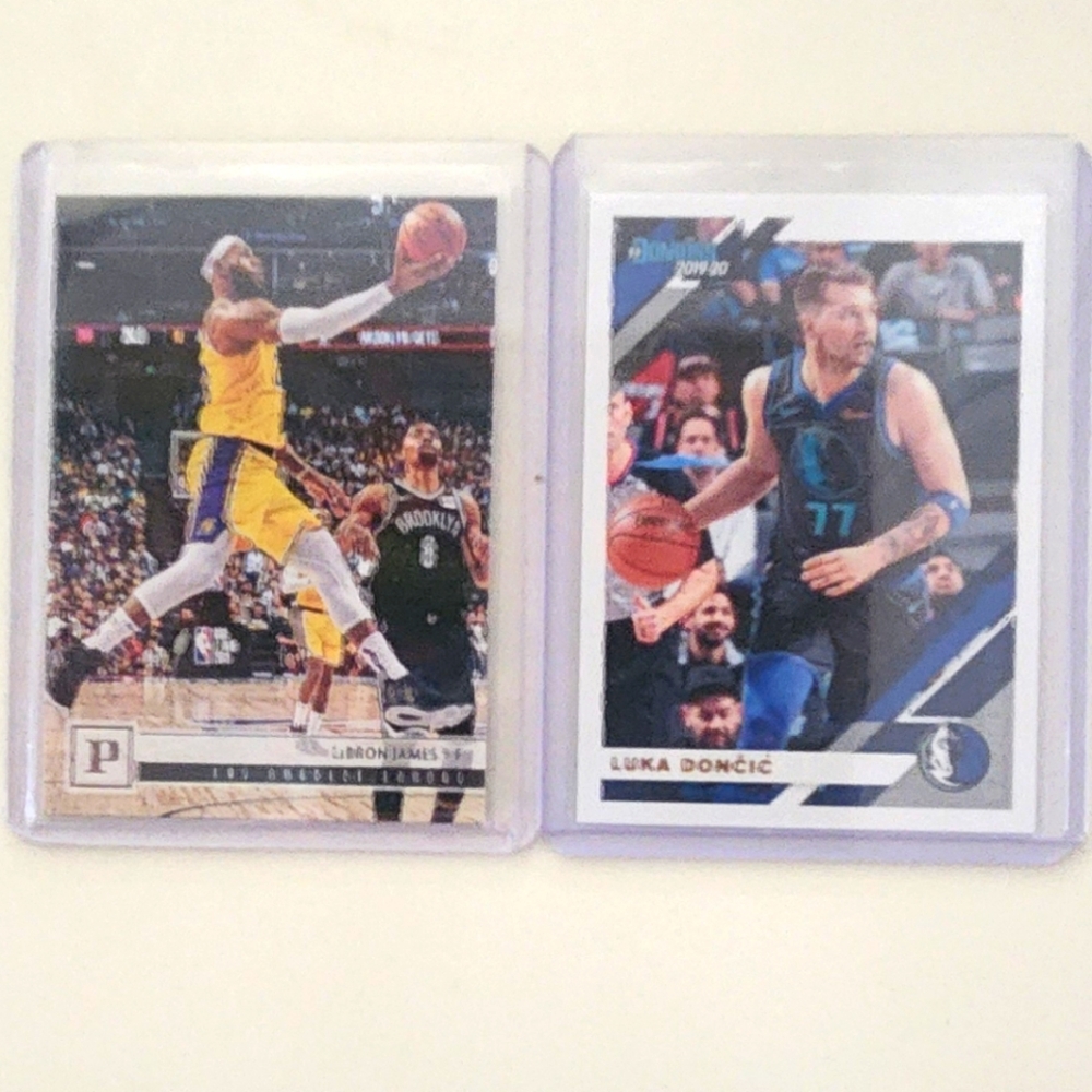 LeBron James and Luka Dončić Football Card